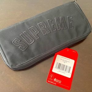 🧨 SUPREME x The North Face SS19 ARC Logo organizer Passport Holder Wallet Black